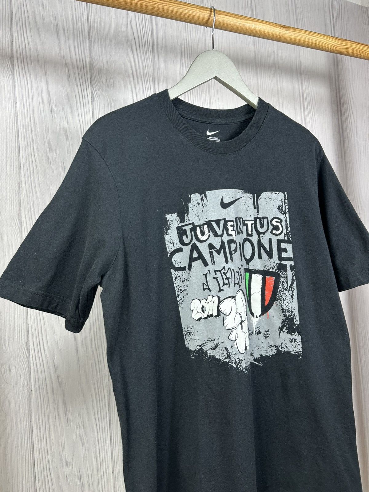 Nike × Vintage 2011-12 Juventus Nike 'Campione' Graphic Tee Size L Size US L / EU 52-54 / 3 - 3 Thumbnail