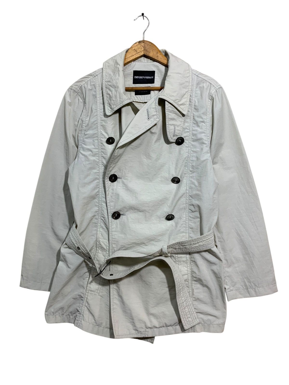 Emporio Armani 🔥VTG EMPORIO ARMANI JUDE LINE TRENCH COATS Size M / US 6-8 / IT 42-44 - 1 Thumbnail