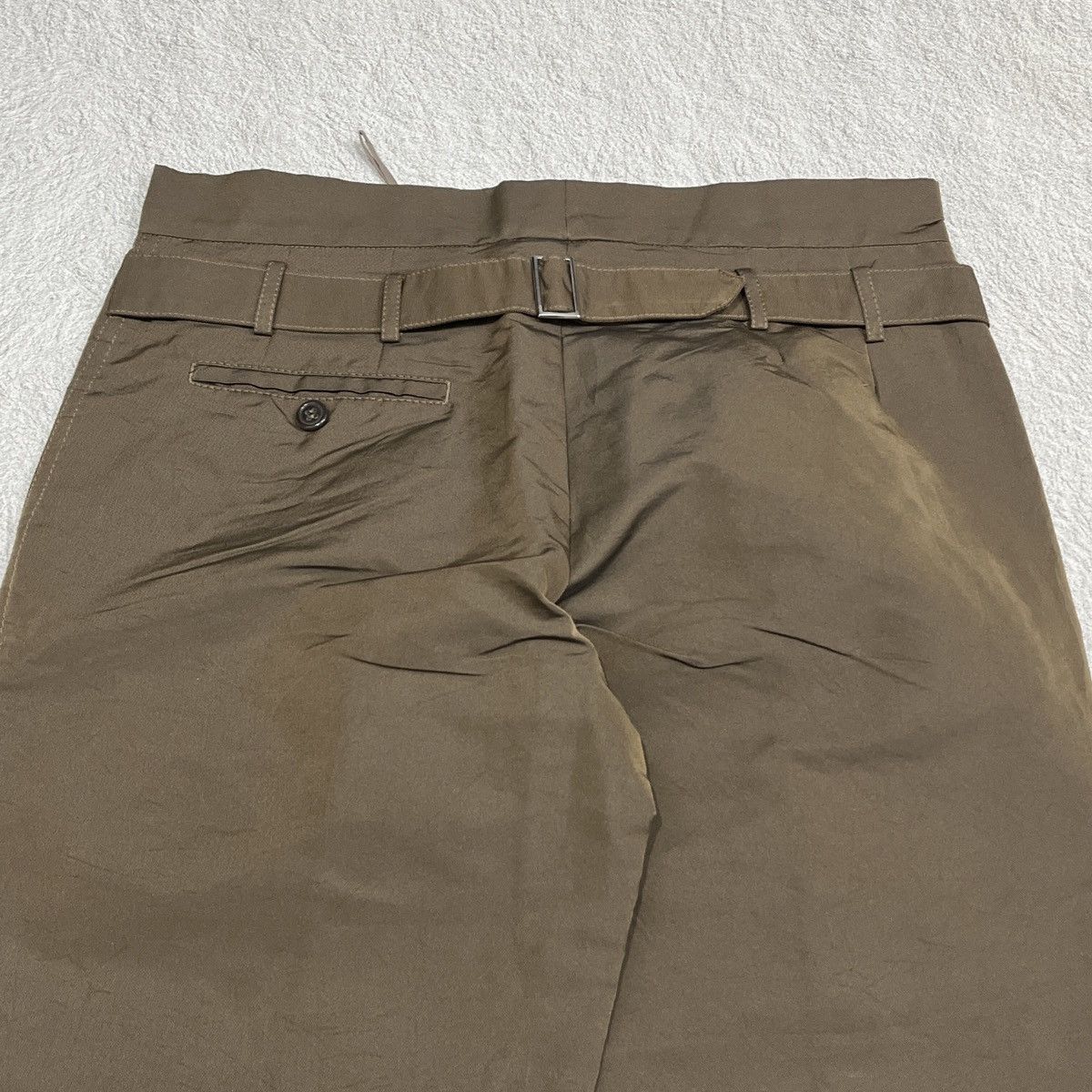 Jil Sander Jil Sander Trouser Buckle Back Pants Size US 30 / EU 46 - 7 Thumbnail
