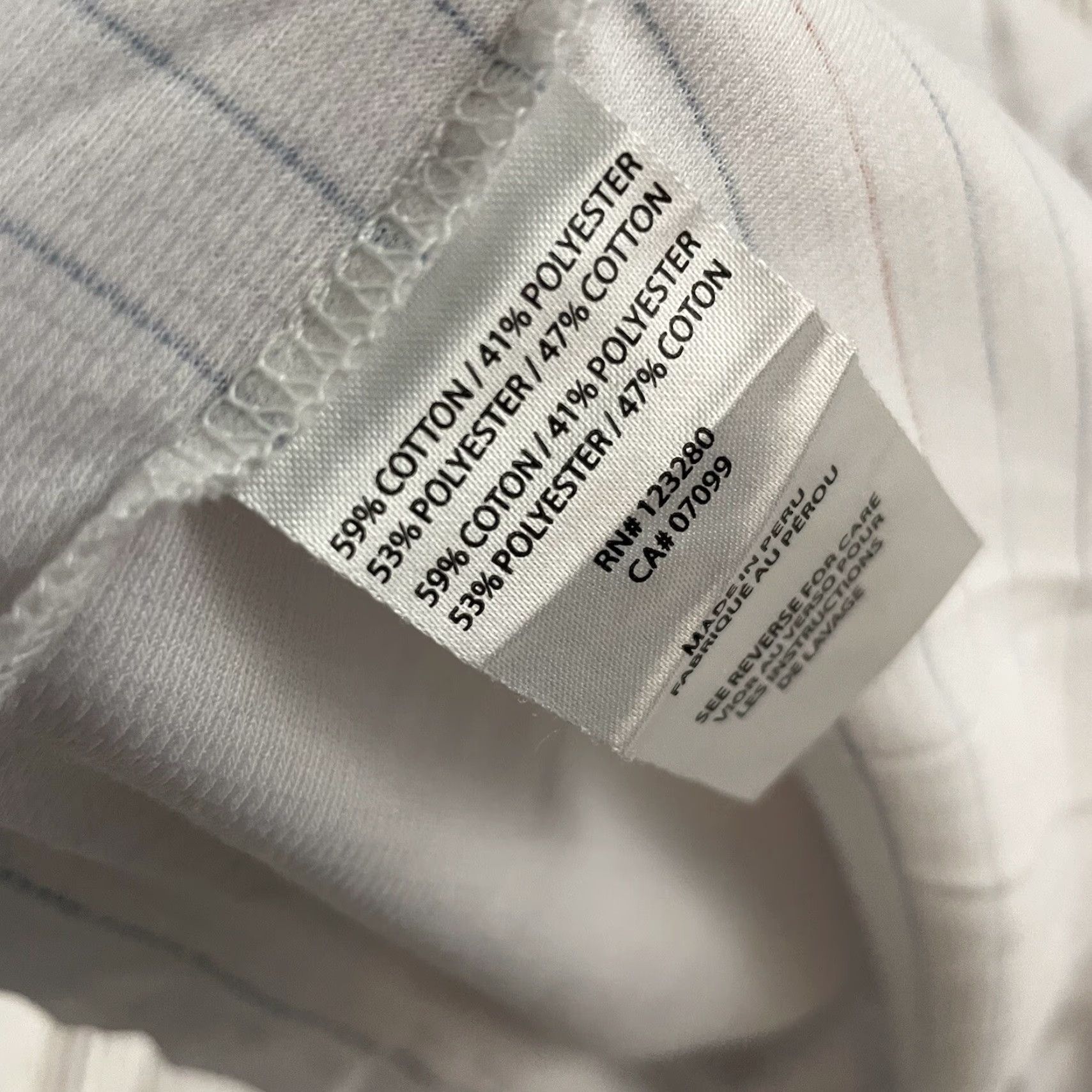 TravisMathew Travis Mathew Short Sleeve Striped Button-Up Golf Polo Shirt Mens XXL White Size US XXL / EU 58 / 5 - 6 Thumbnail