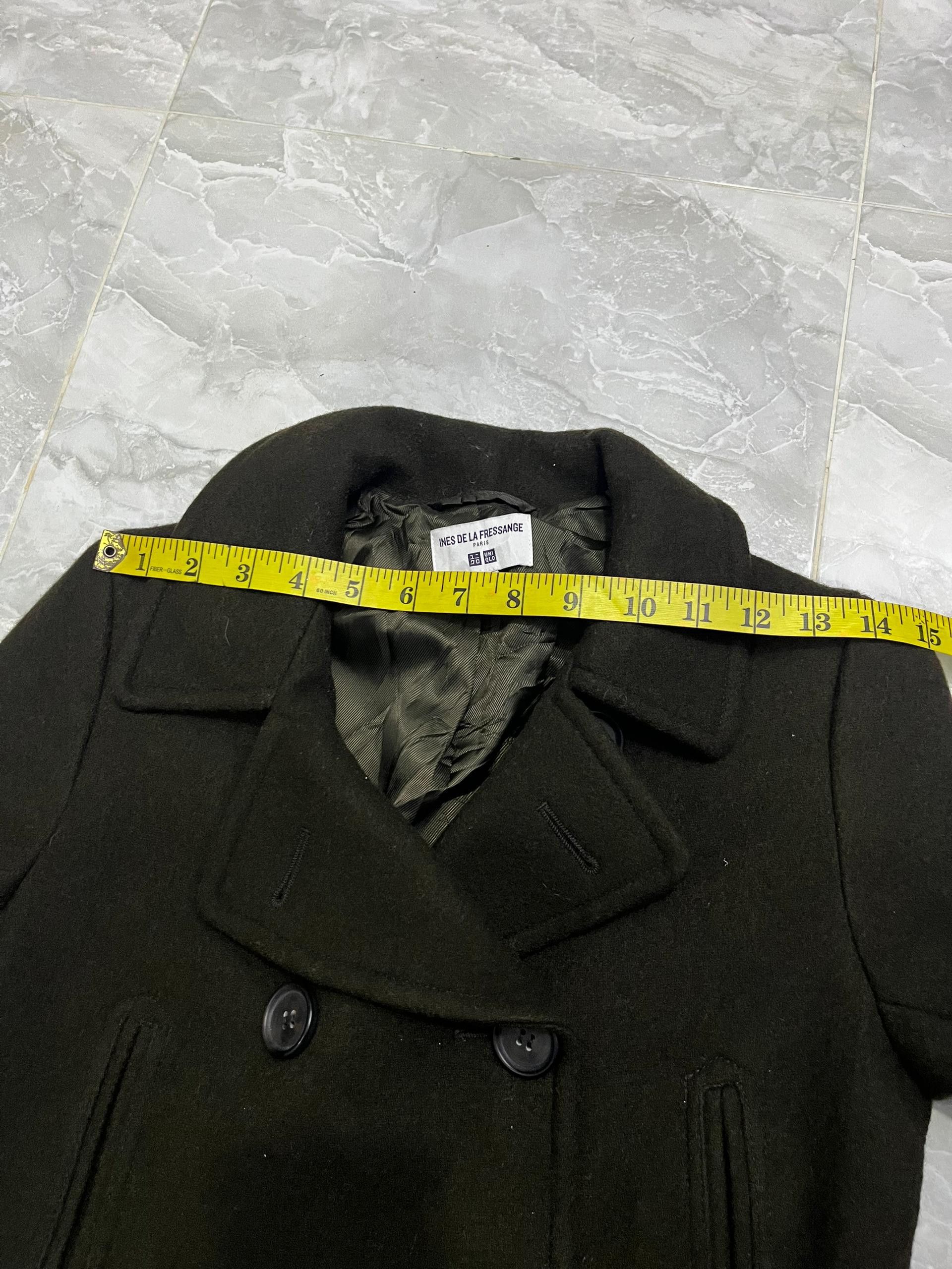 Uniqlo Uniqlo x Inès de la Fressange Wool Peacoat Olive S Size S / US 4 / IT 40 - 12 Thumbnail