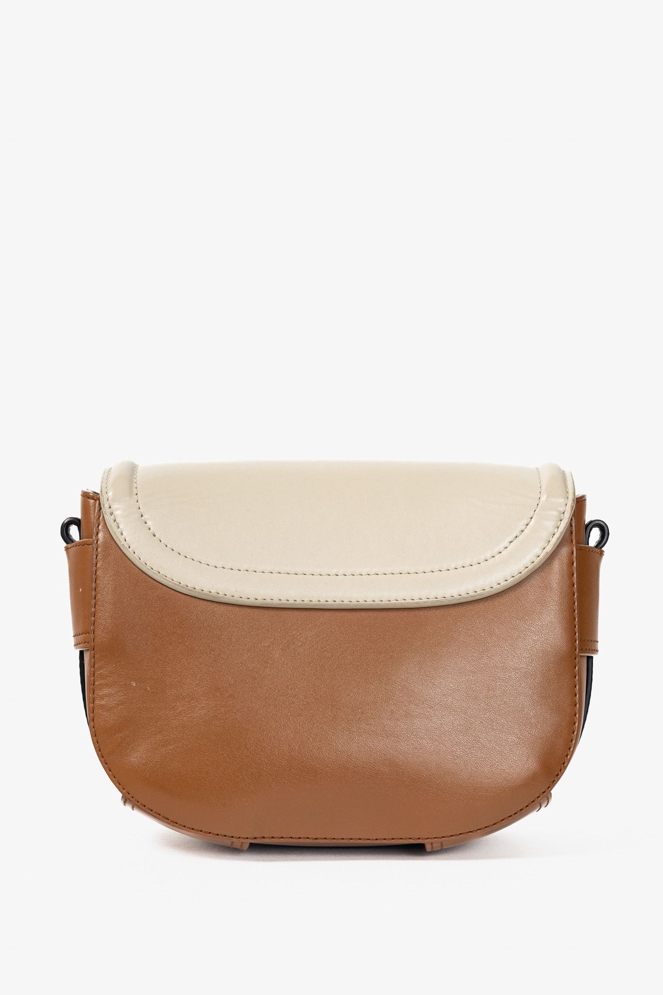 See by Chloe See by Chloe Mara Cement Beige Cutout-Flap Shoulder Bag Size ONE SIZE - 4 Thumbnail