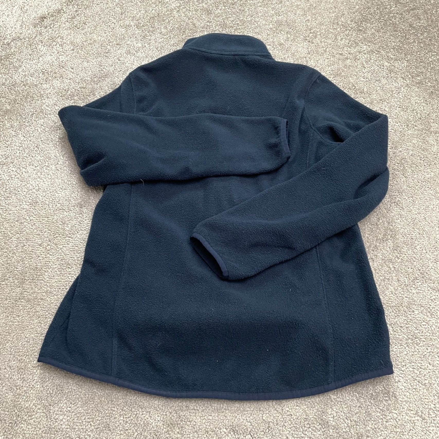 Lands' End Lands' End Fleece Jacket Mens Small Navy Blue Full Zip Pockets Outdoor Hiking Size US S / EU 44-46 / 1 - 2 Thumbnail