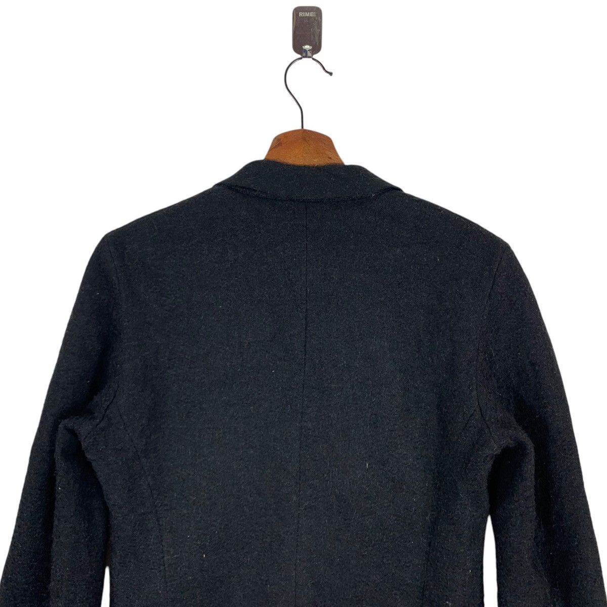 Vintage VINTAGE ALBERTO BIANI WOOL BLACK WOMEN COAT Size S / US 4 / IT 40 - 7 Thumbnail