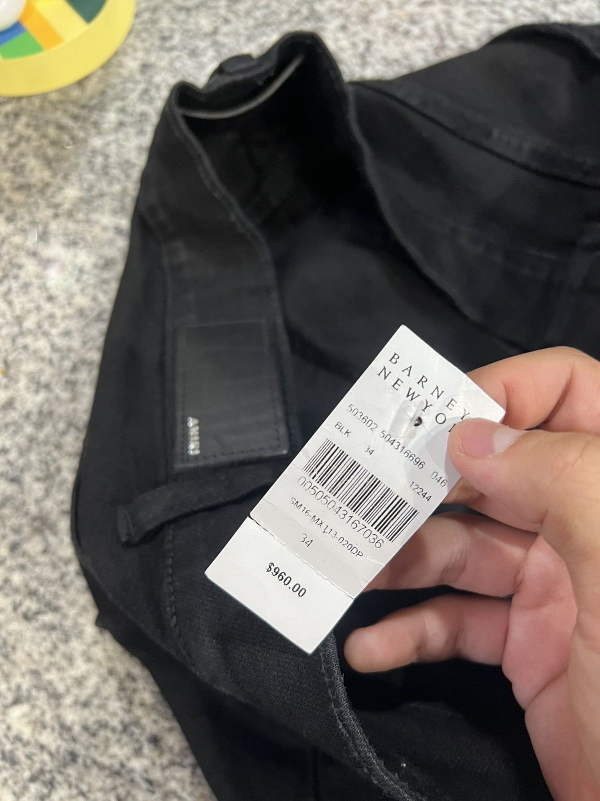 Amiri Amiri Jean Mx1 Black Thrasher Size US 34 / EU 50 - 6 Thumbnail