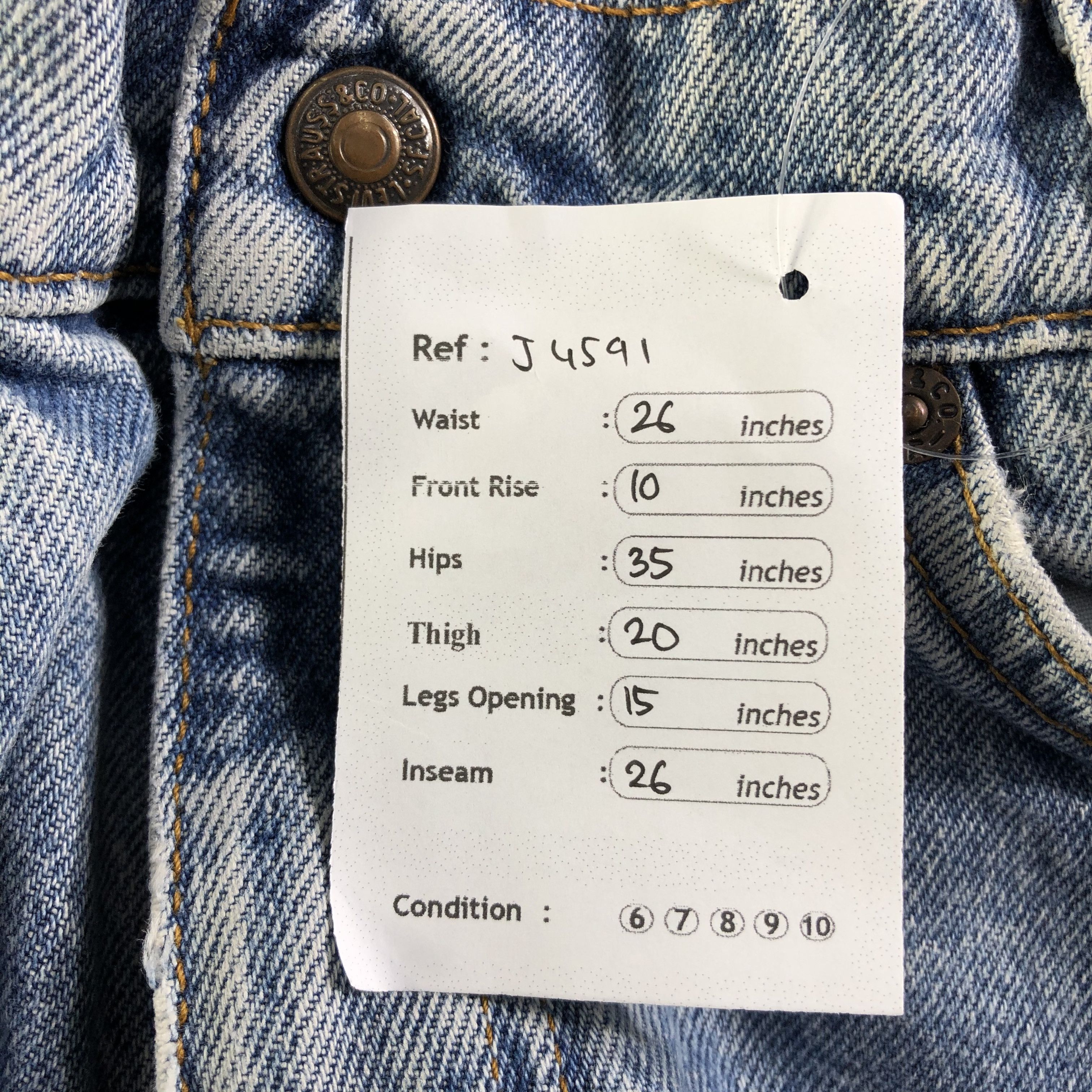 Levi's Vintage Levis 550 Jeans-J4591 Size US 26 / EU 42 - 11 Thumbnail