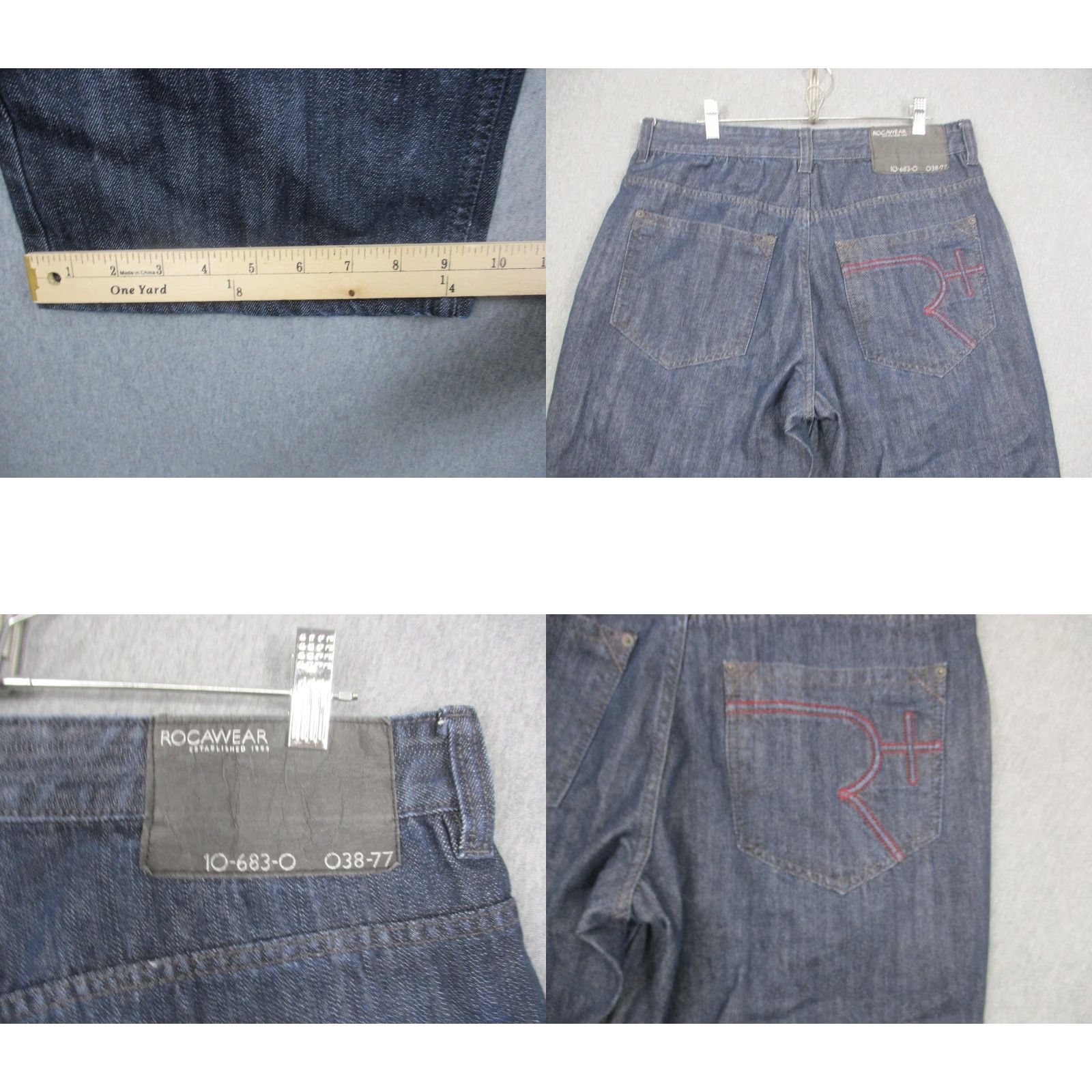 Rocawear Rocawear Jeans Mens 36x32 Original Fit Baggy Straight Hip Hop Denim Pants Size US 36 / EU 52 - 8 Thumbnail