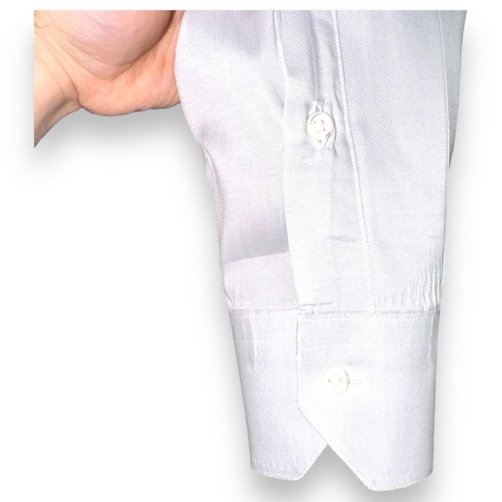 Holland & Holland Gray Holland & Sherry Classic Collar Dress Shirt Size L 16.5 Size US L / EU 52-54 / 3 - 4 Thumbnail