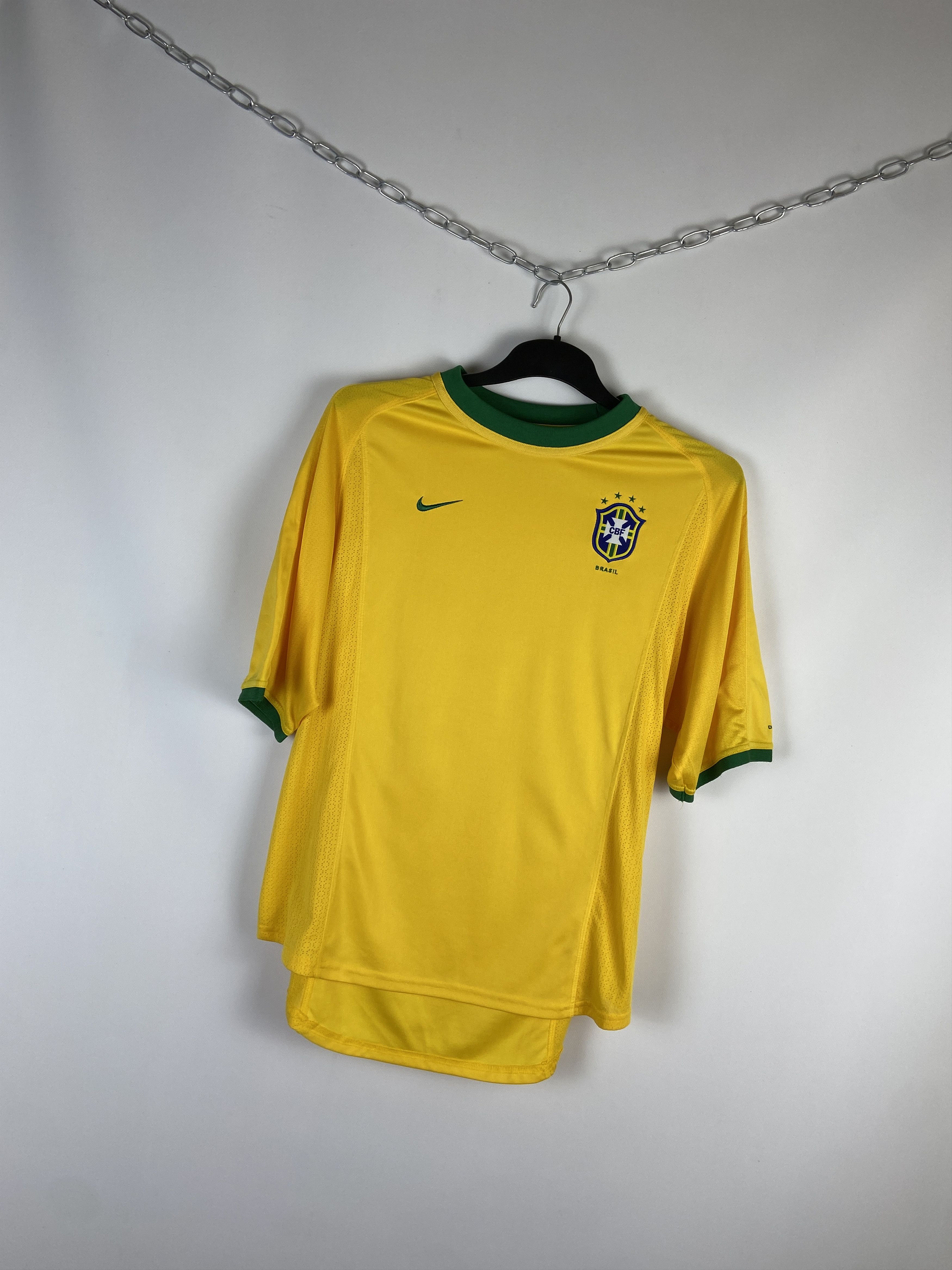 Nike Vintage Brazil Nike Soccer Jersey Size US XL / EU 56 / 4 - 2 Thumbnail