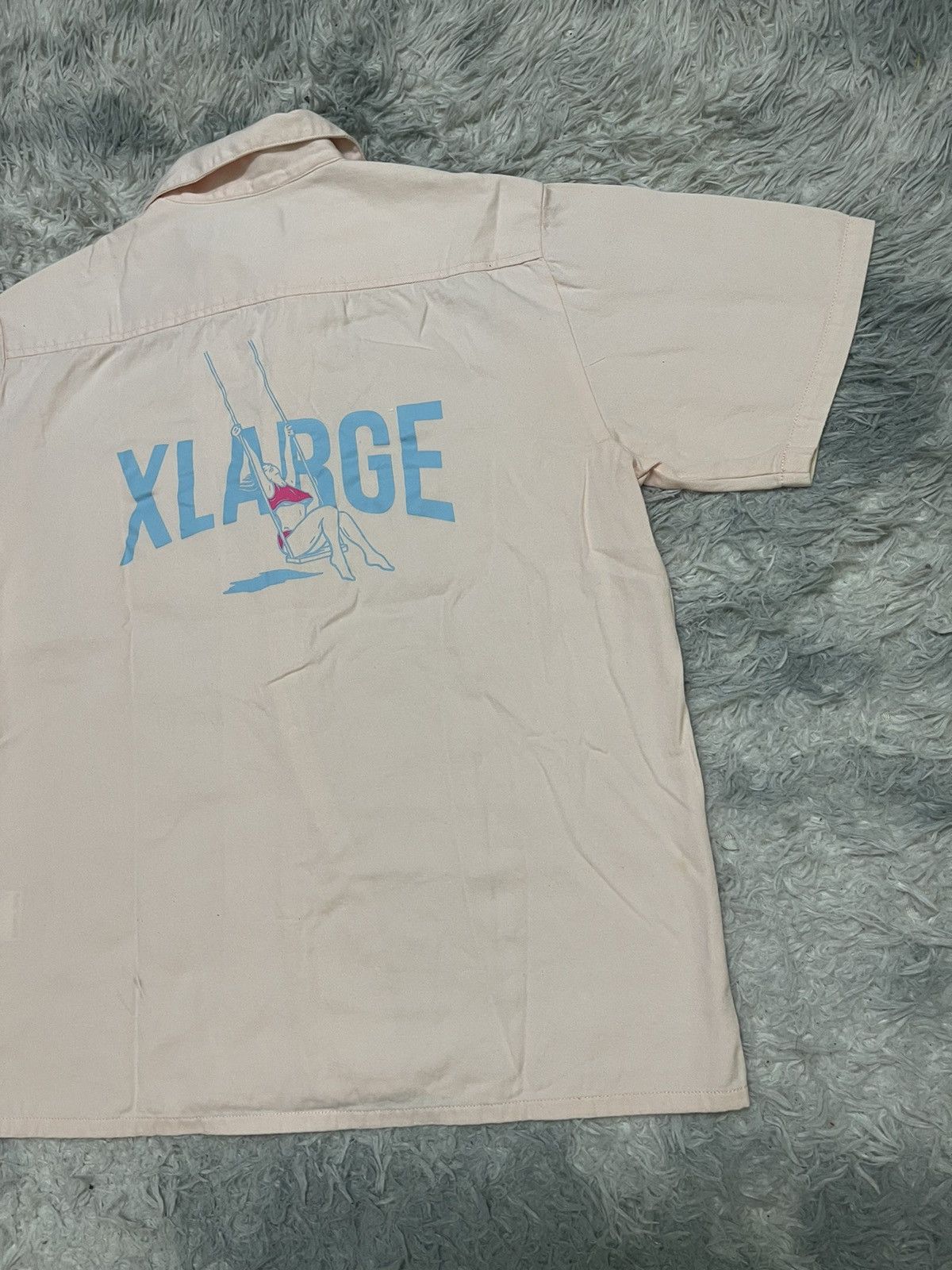 Japanese Brand × Xlarge OG STYLE XLARGE WORKWEAR BUTTON UP RARE BACKHIT Size US M / EU 48-50 / 2 - 10 Thumbnail