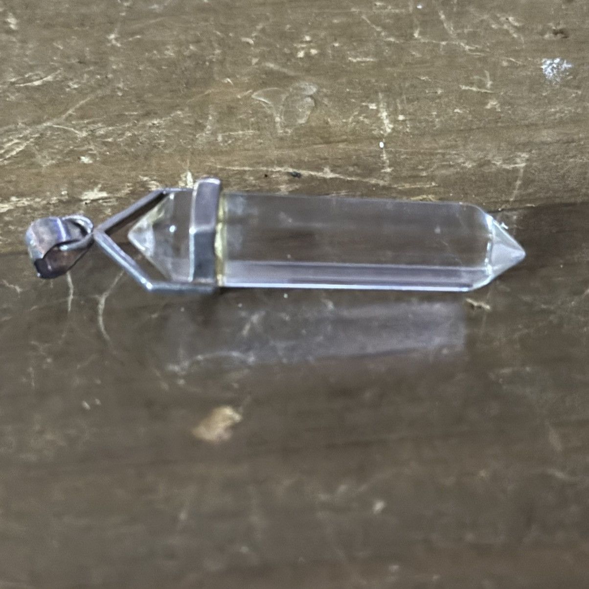 Other Clear crystal point dangle earrings and pendant Size ONE SIZE - 5 Thumbnail