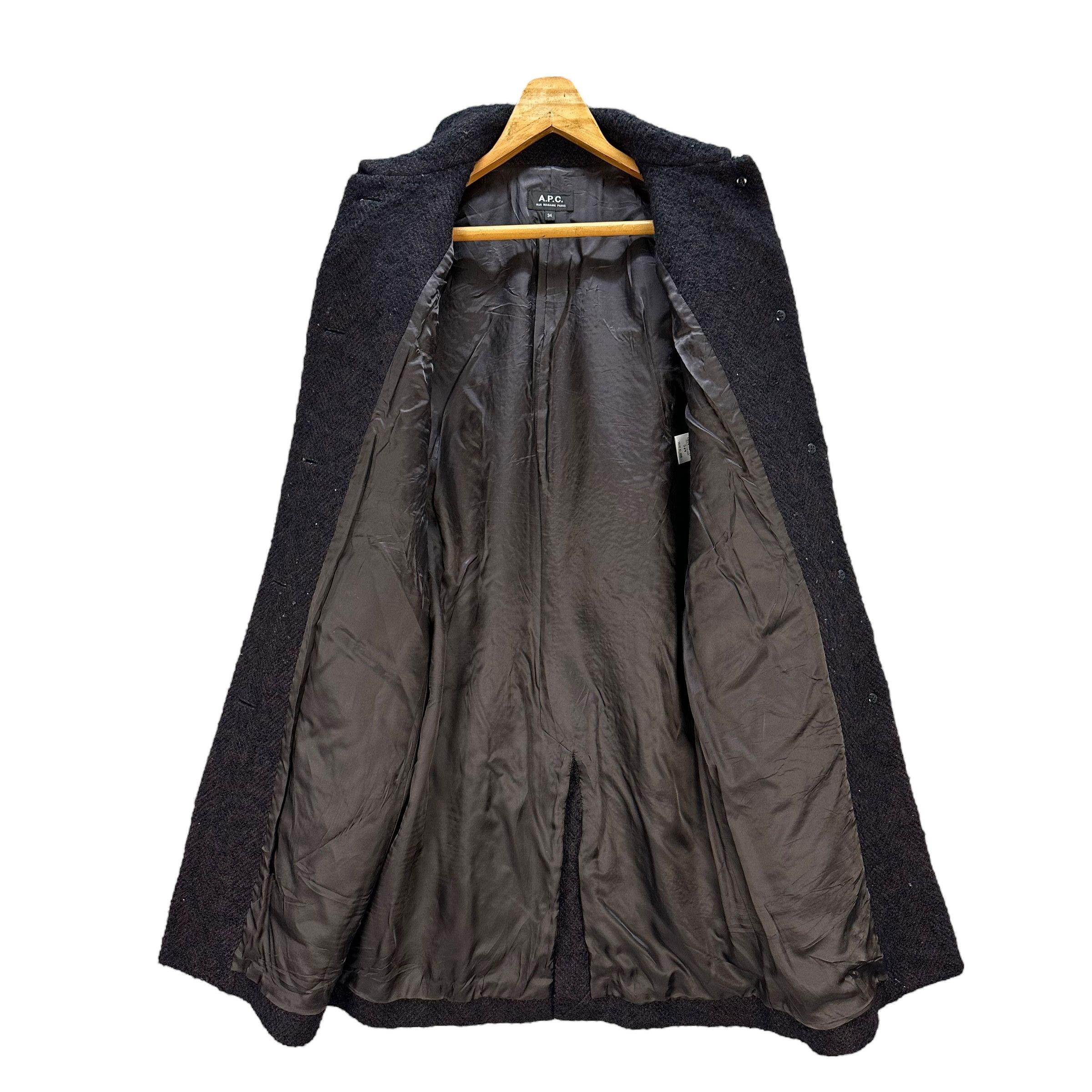 A.P.C. A.P.C Rue Madame Paris Wool Long Coat #A51-1183 Size S / US 4 / IT 40 - 6 Thumbnail