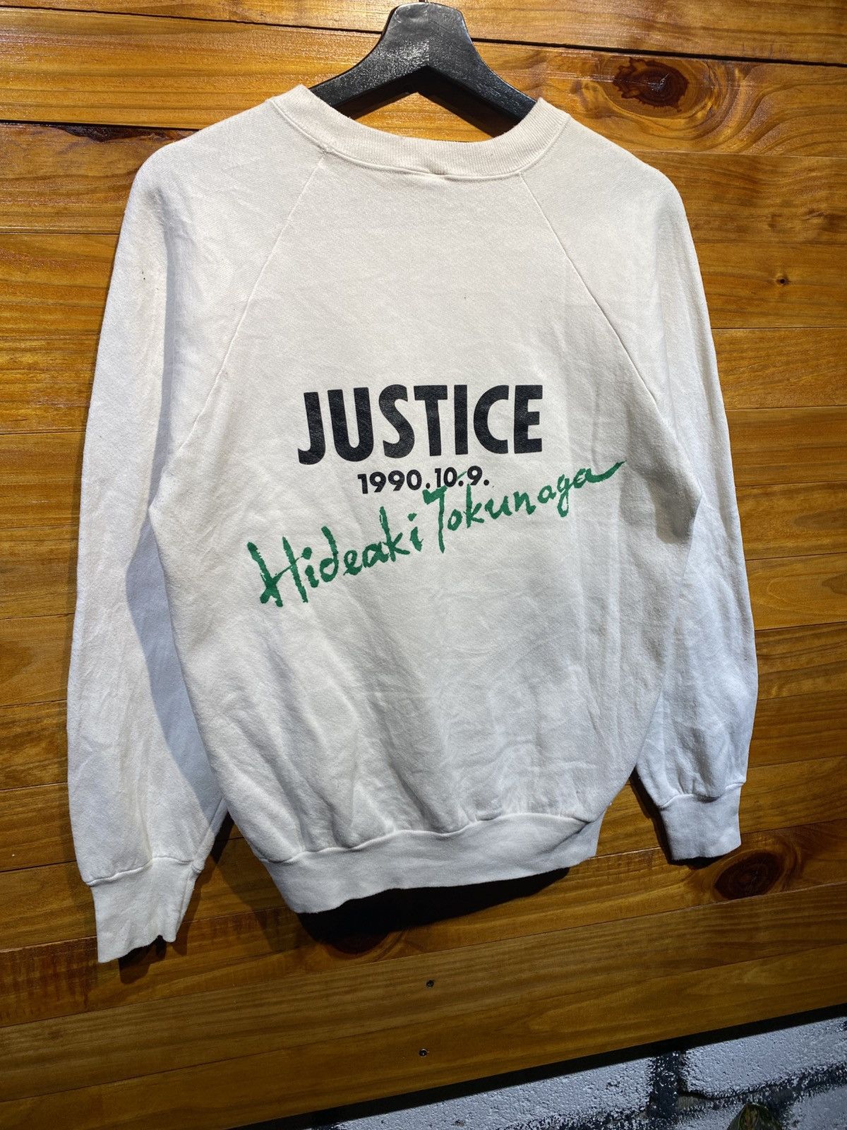 Band Tees Vintage 1990 Fruit of the Loom × Hideaki Tokunaga “Justice” Size US M / EU 48-50 / 2 - 9 Thumbnail
