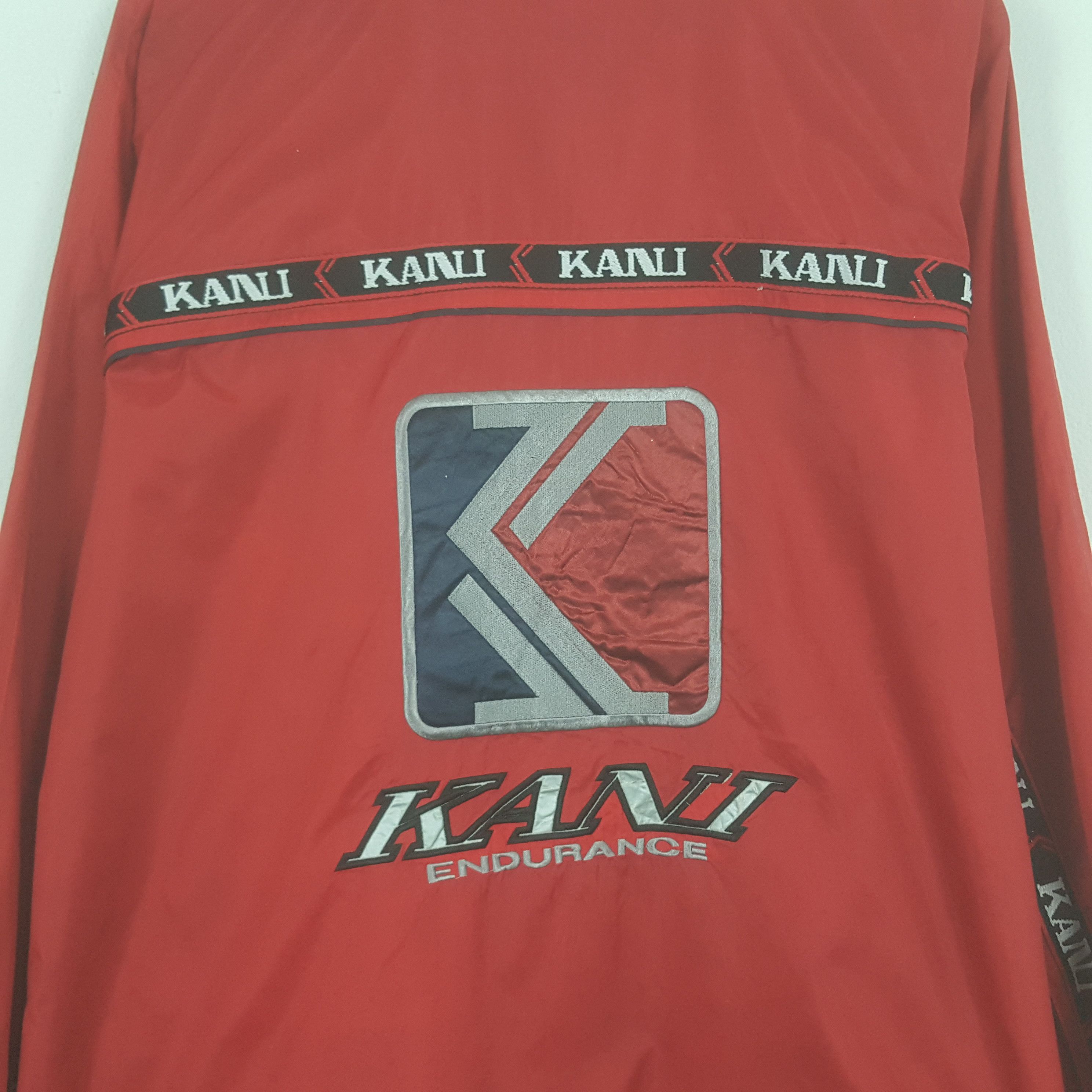 Karl Kani × Vintage Vintage Kani Endurance Windbreaker Zipper Jacket Size US XXL / EU 58 / 5 - 2 Thumbnail