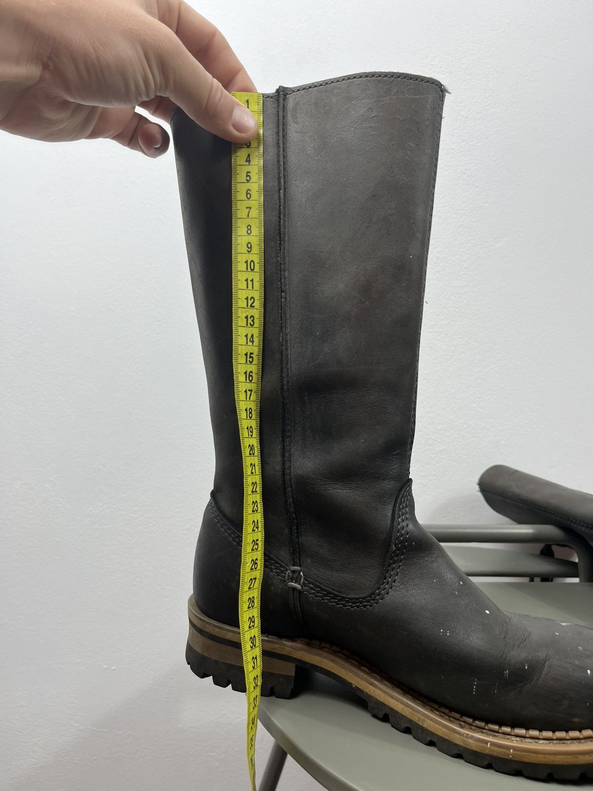 Caterpillar CAT black leather engineer boots rugged work style size 37 Size US 6 / IT 36 - 15 Thumbnail