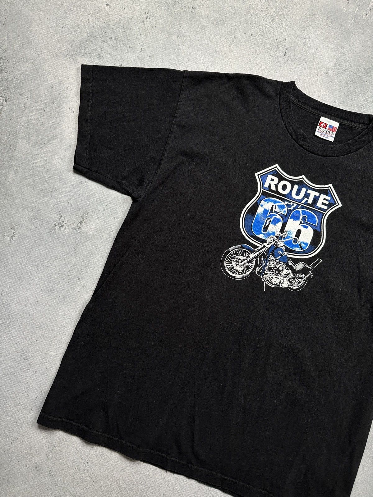 Other Vintage Y2K Route 66 Moto Bike Tee Rare Print Made in USA Size US XL / EU 56 / 4 - 2 Thumbnail