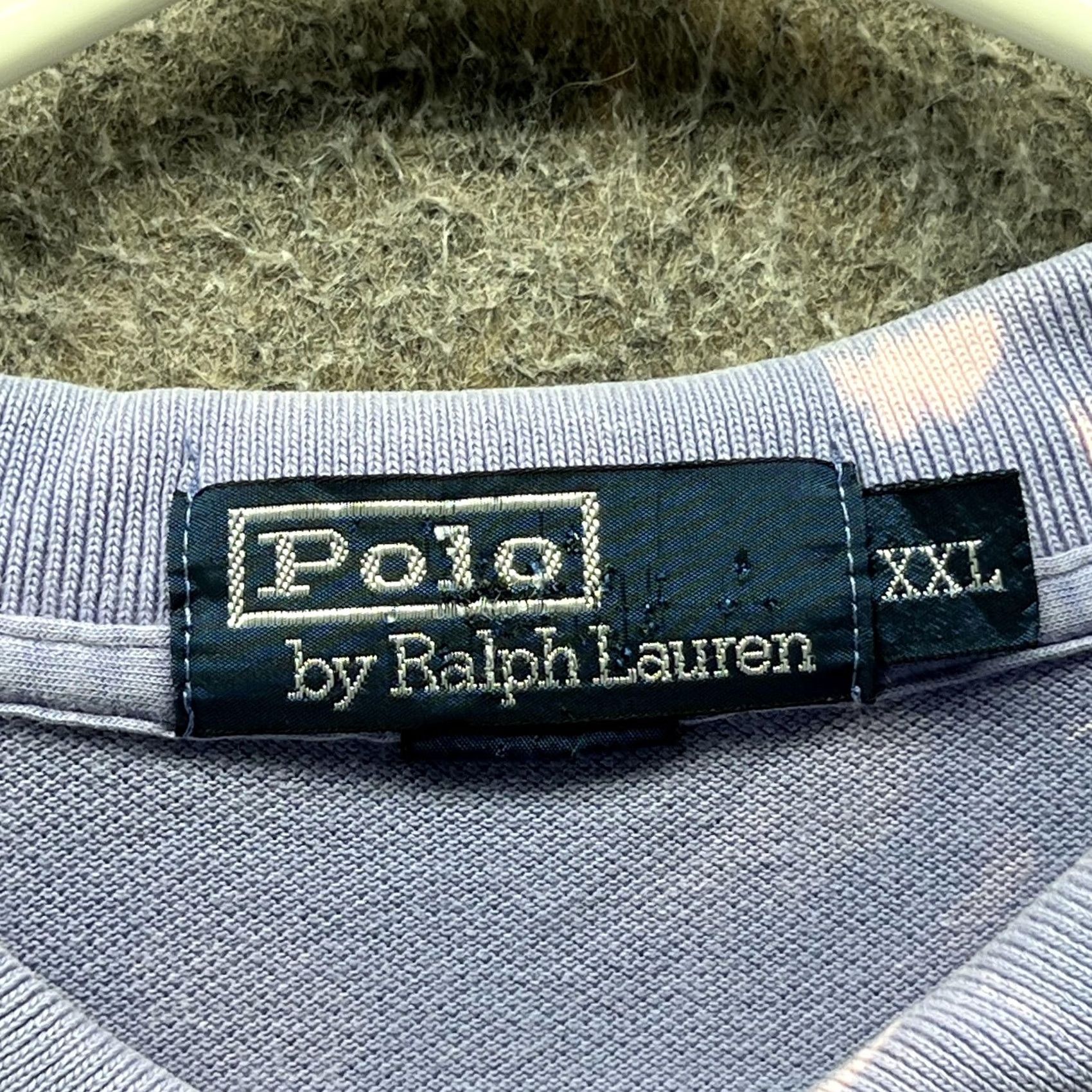 Polo Ralph Lauren Polo by Ralph Lauren Polo Shirt Mens 2XL Purple Bleach Dye Tie Dye Short Sleeve Size US XXL / EU 58 / 5 - 7 Thumbnail