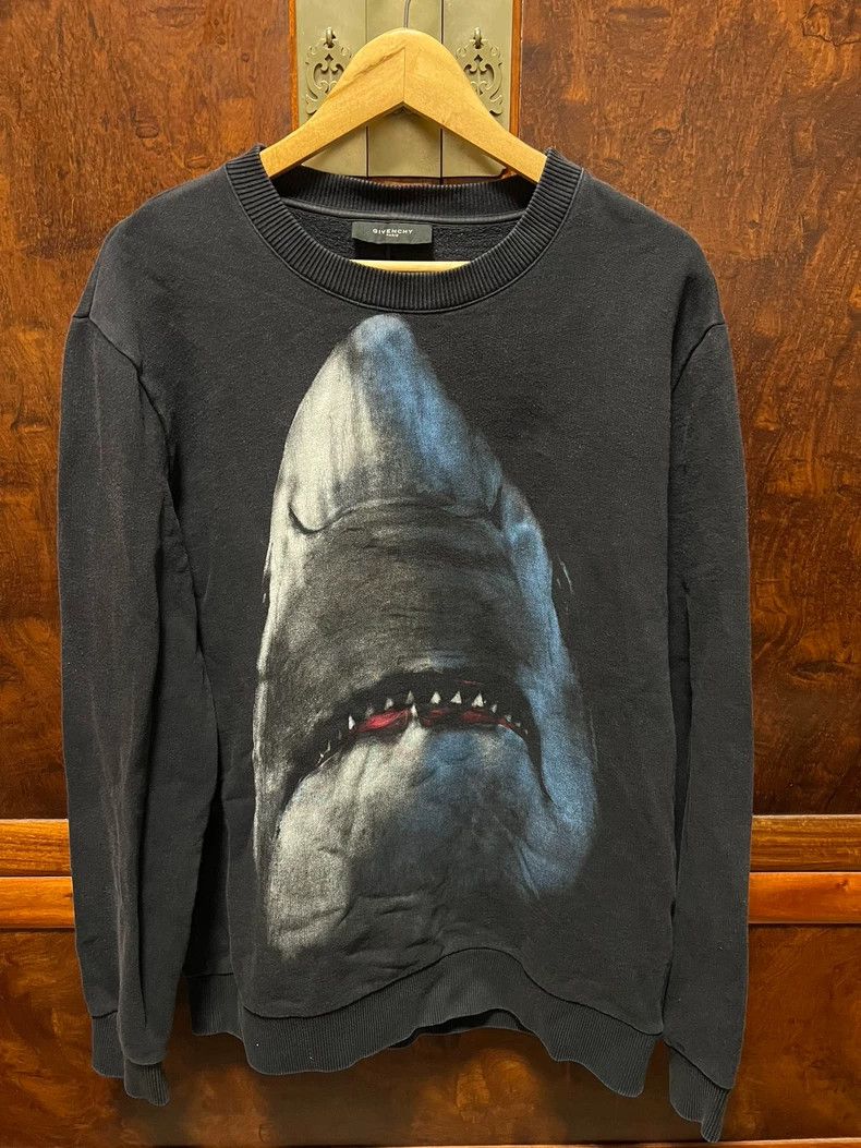 Givenchy Givenchy Shark hoodie, size OS M, classic black label Size US M / EU 48-50 / 2 - 1 Thumbnail