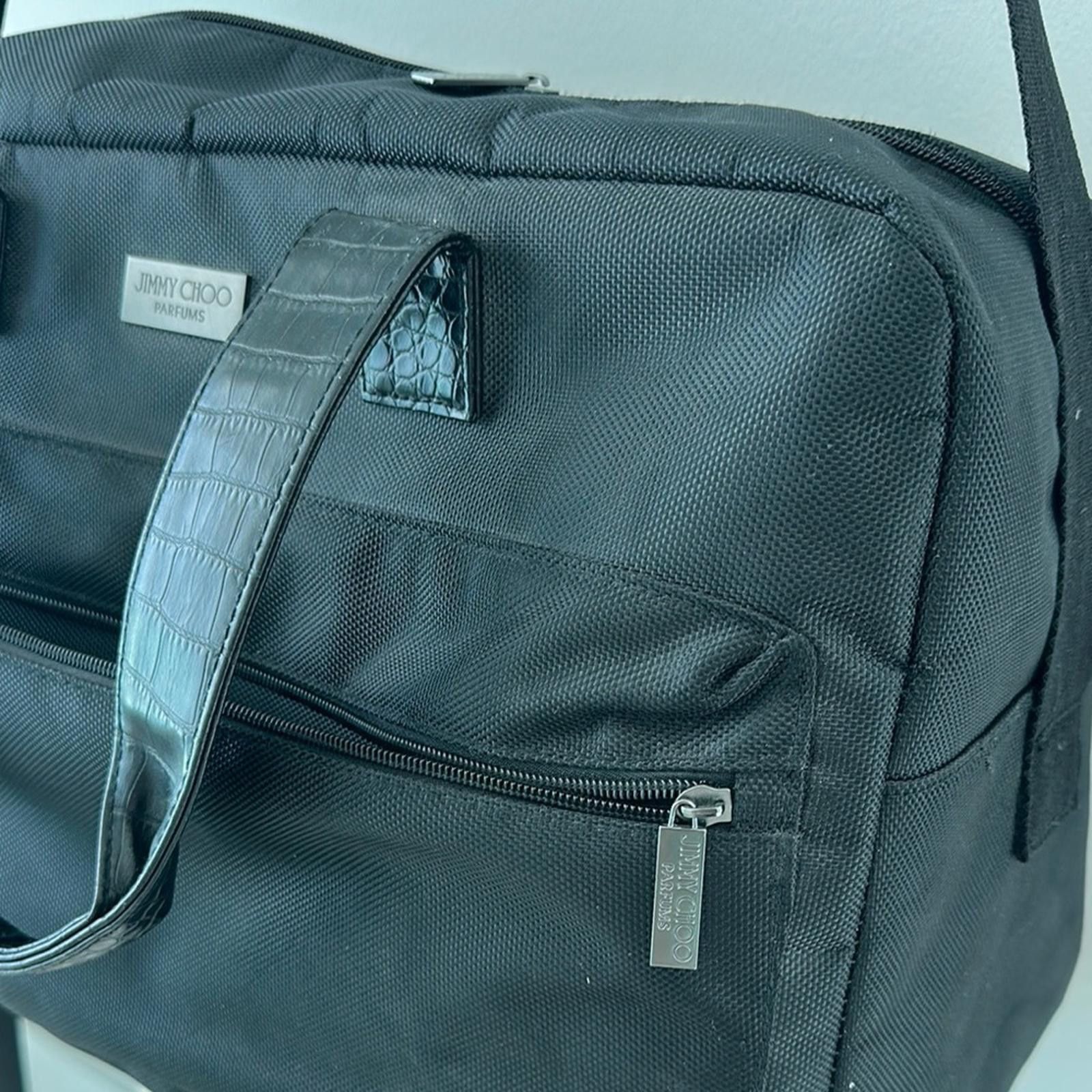 Jimmy Choo Jimmy Choo Black Messenger Bag with Adjustable Strap Size ONE SIZE - 2 Thumbnail