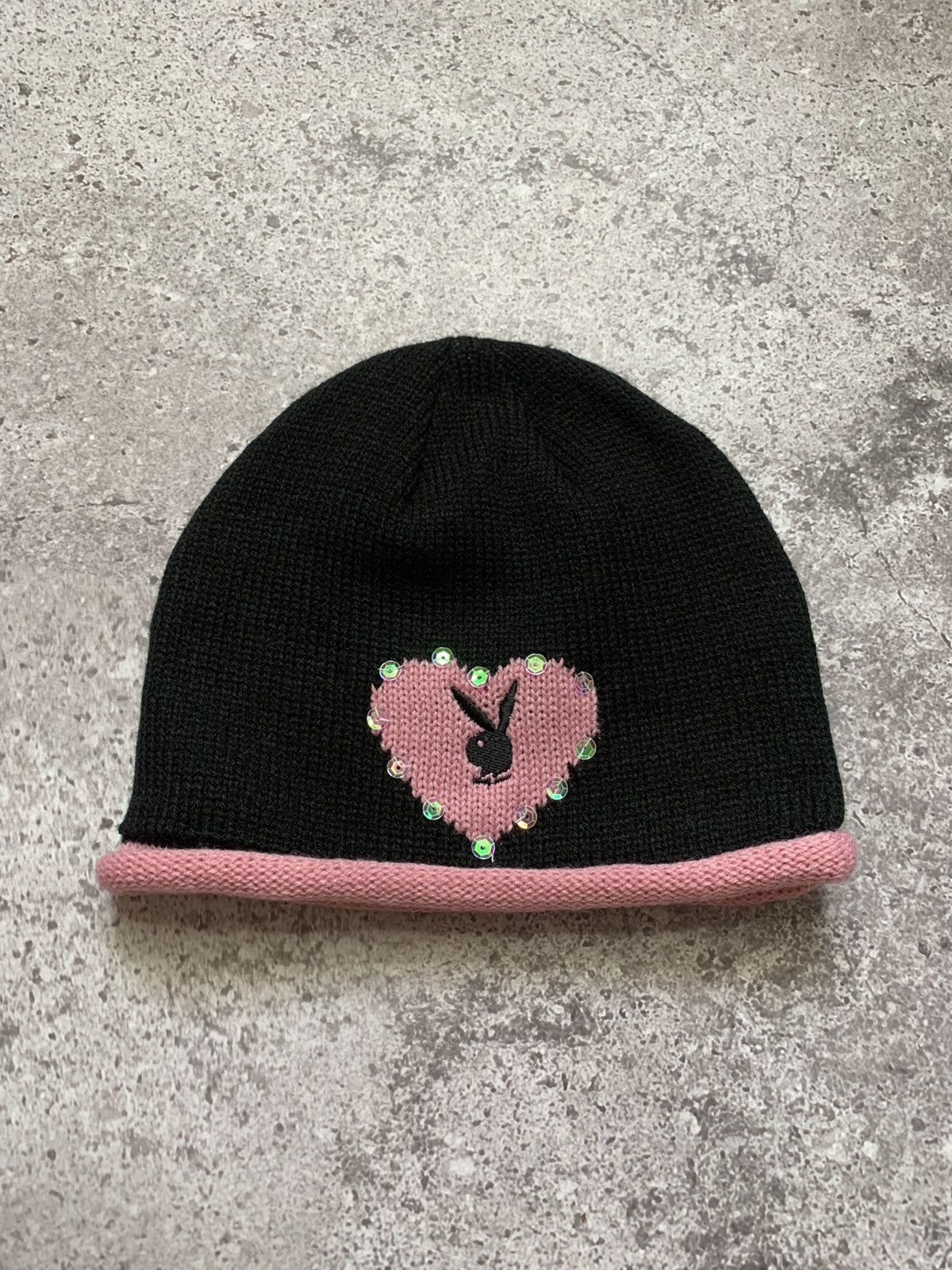 Japanese Brand × Playboy × Vintage Playboy beanie hat Shine logo Size ONE SIZE - 4 Thumbnail