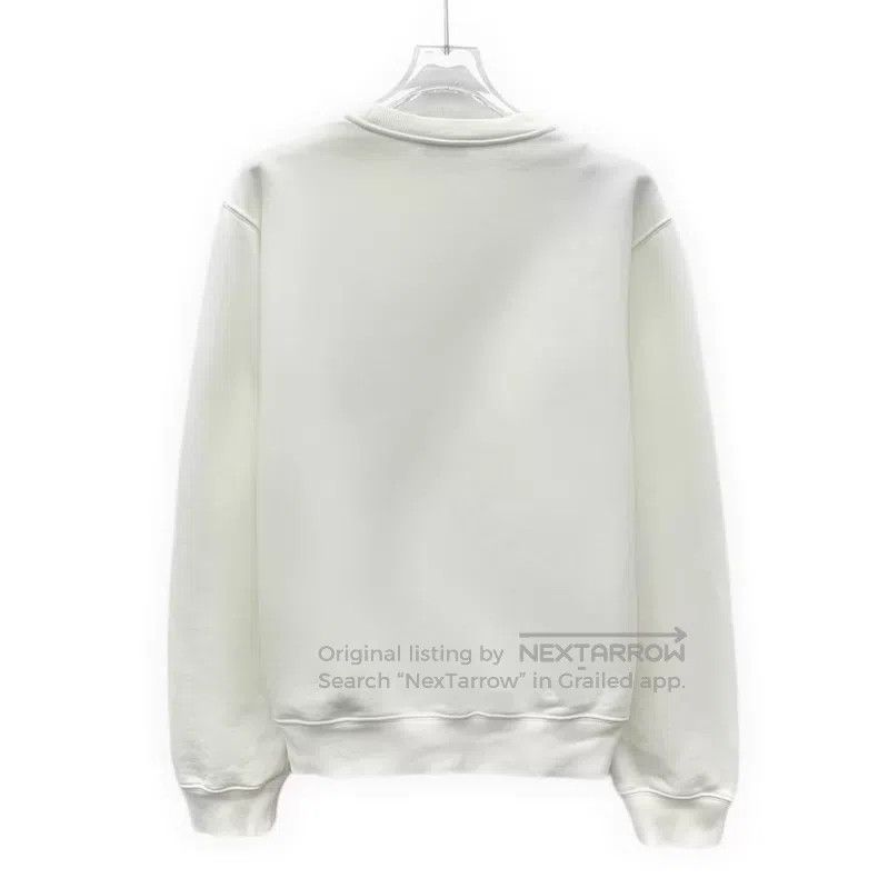 Dior Dior White letter embroidery cotton round-neck long-sleeve Size US S / EU 44-46 / 1 - 2 Thumbnail