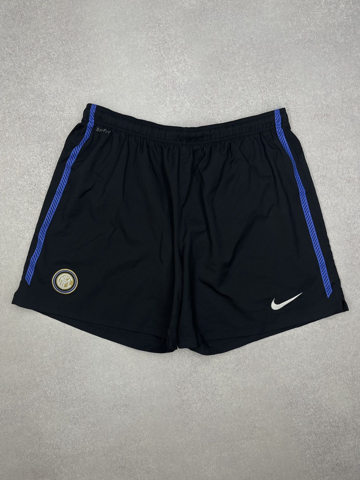 Nike Vintage Nike Inter Soccer Shorts Black Dri Fit Football Size US 36 / EU 52 - 2 Thumbnail