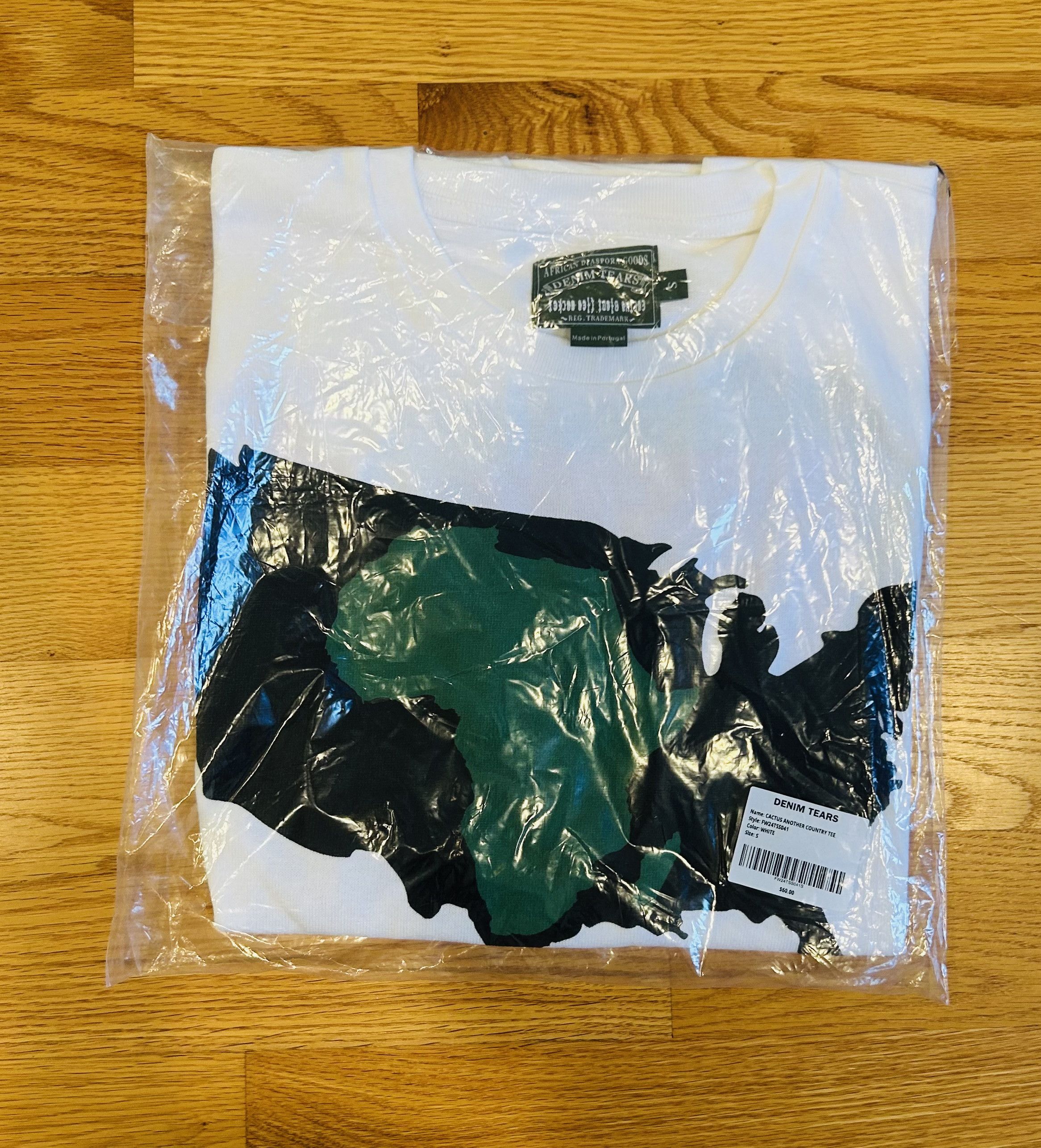 DENIM TEARS Denim Tear White Another Country Tee Size US S / EU 44-46 / 1 - 3 Thumbnail