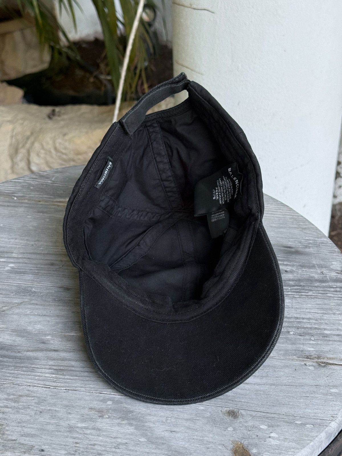 Balenciaga Balenciaga Black/Gold Script Baseball Hat Cap Large 59cm Size ONE SIZE - 3 Thumbnail