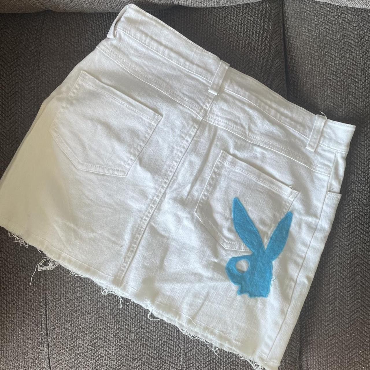 Playboy Supre playboy vintage mini denim skirt Size 26" / US 2 / IT 38 - 2 Thumbnail