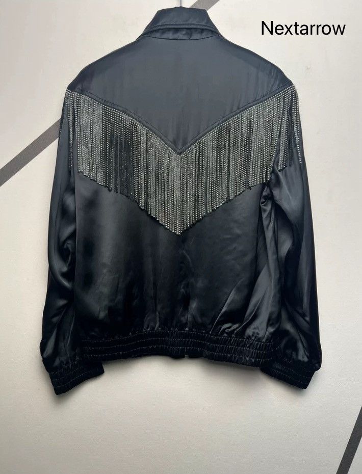 Saint Laurent Paris × Yves Saint Laurent Saint Laurent SLP genuine tassel silk jacket 2412-Nextarrow Size S / US 4 / IT 40 - 2 Thumbnail