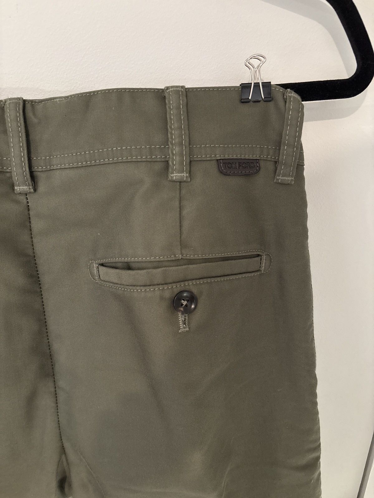 Tom Ford Tom Ford Green Gabardine Pants Size US 28 / EU 44 - 6 Thumbnail