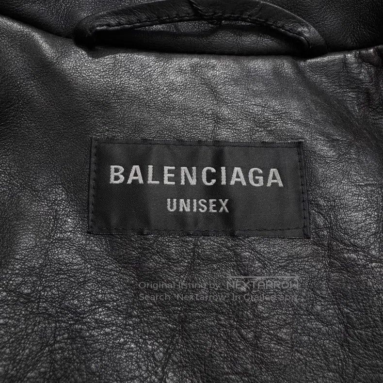 Balenciaga Balenciaga Leather Jacket Size US M / EU 48-50 / 2 - 2 Thumbnail
