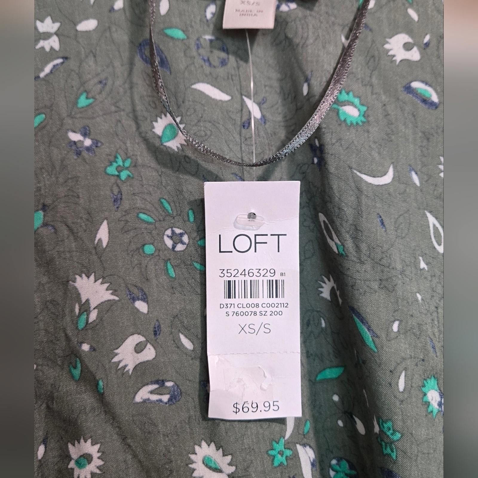 Other LOFT Green Paisley Floral Wrap Size S / US 4 / IT 40 - 4 Thumbnail