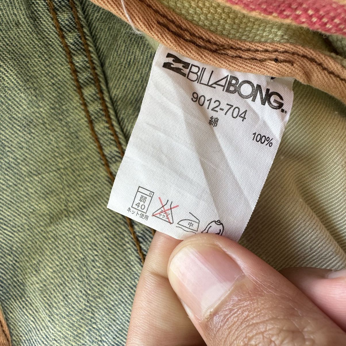 Japanese Brand Vintage Billabong Distressed Rusty Faded Denim Jean Pant Size US 34 / EU 50 - 6 Thumbnail
