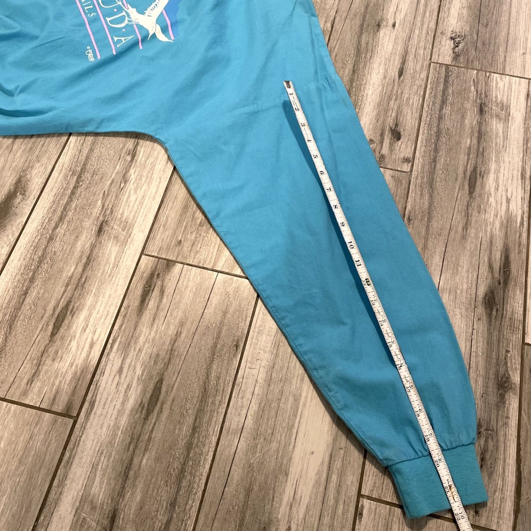Altea VINTAGE TODD SPORTSWEAR Shirt Men S/M Teal Bermuda Longtails 80s 90s Casual Embroidered Size US S / EU 44-46 / 1 - 7 Thumbnail