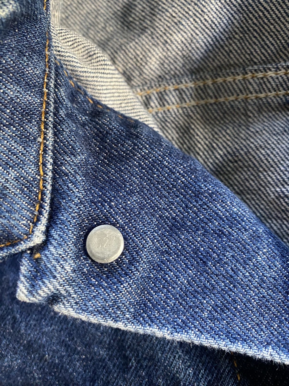 Levi's Vintage 80’s Levi’s Denim Trucker Jean Jacket Short Size US M / EU 48-50 / 2 - 5 Thumbnail