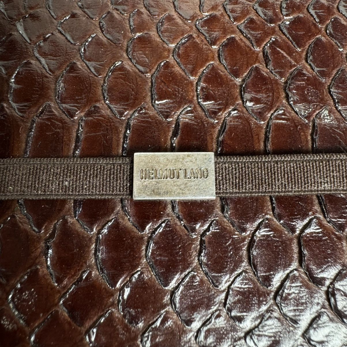 Helmut Lang Helmut Lang 2000’s Snake Skin Leather Zip-Up Wallet Size ONE SIZE - 8 Thumbnail