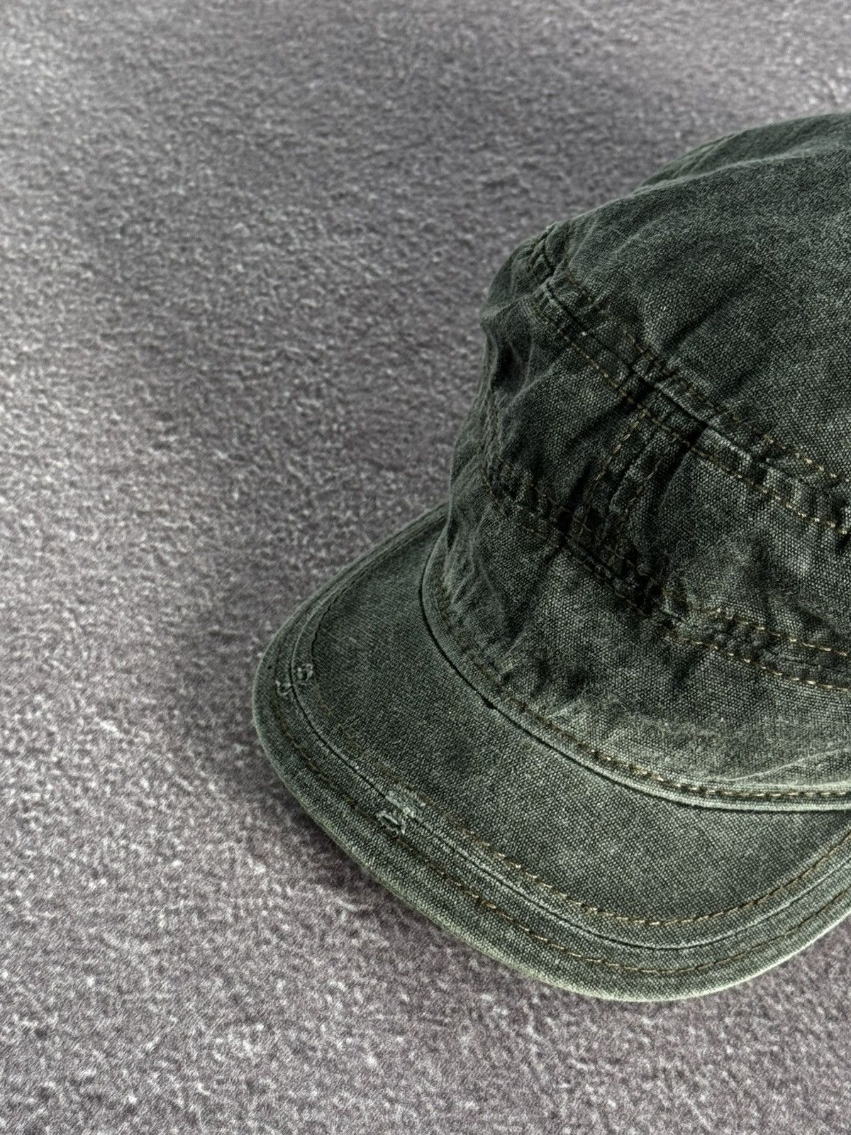Japanese Brand 00’s Japanese Brand Y2K Faded Denim Beret Hat Size ONE SIZE - 3 Thumbnail