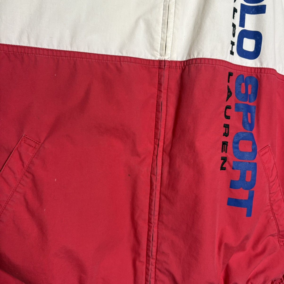 Polo Ralph Lauren × Vintage Vintage 90s Polo Sport Ralph Lauren Logo Bomber Jacket Size US XL / EU 56 / 4 - 9 Thumbnail