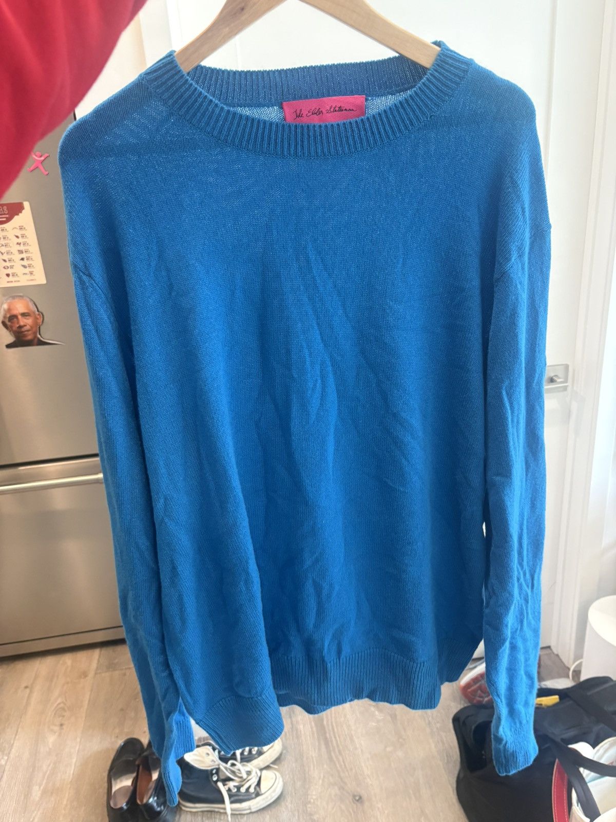 The Elder Statesman Elder Statesman Blue Crewneck Sweater Size US XL / EU 56 / 4 - 1 Thumbnail