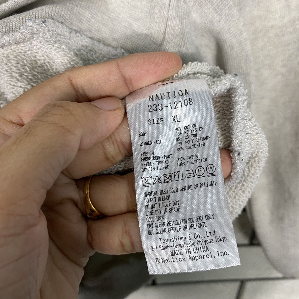 Japanese Brand 📌Vintage Sweatshirt Crewneck Nautica Big Logo Embroidery Size US XL / EU 56 / 4 - 18 Thumbnail