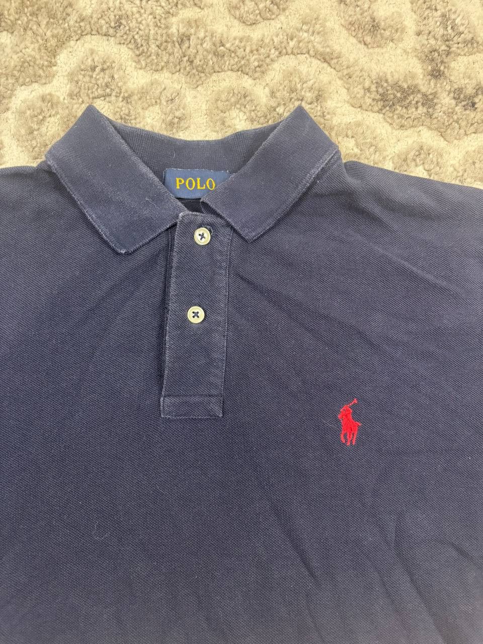 Polo Ralph Lauren Men's Polo Ralph Lauren Custom Fit polo shirt, navy blue, M Size US M / EU 48-50 / 2 - 9 Thumbnail