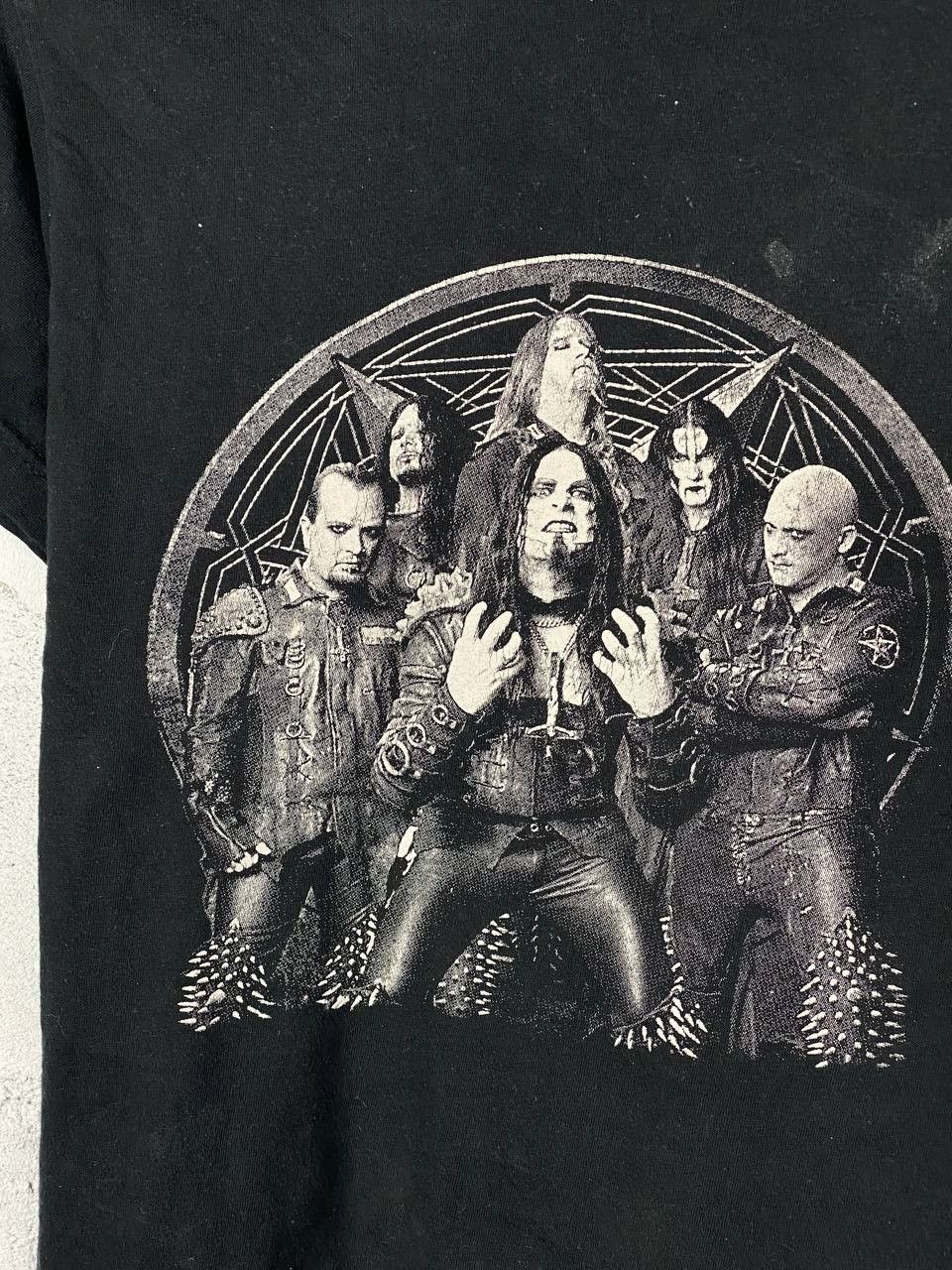 Band Tees × Vintage Dimmu Borgir Vintage Black Metal Band T Shirt Rare 90s Size US M / EU 48-50 / 2 - 3 Thumbnail