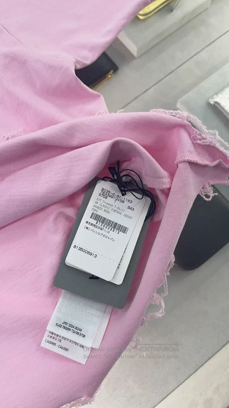 Balenciaga Balenciaga Solid Color Letter Logo Embroidered Round Neck Size XS / US 0-2 / IT 36-38 - 8 Thumbnail