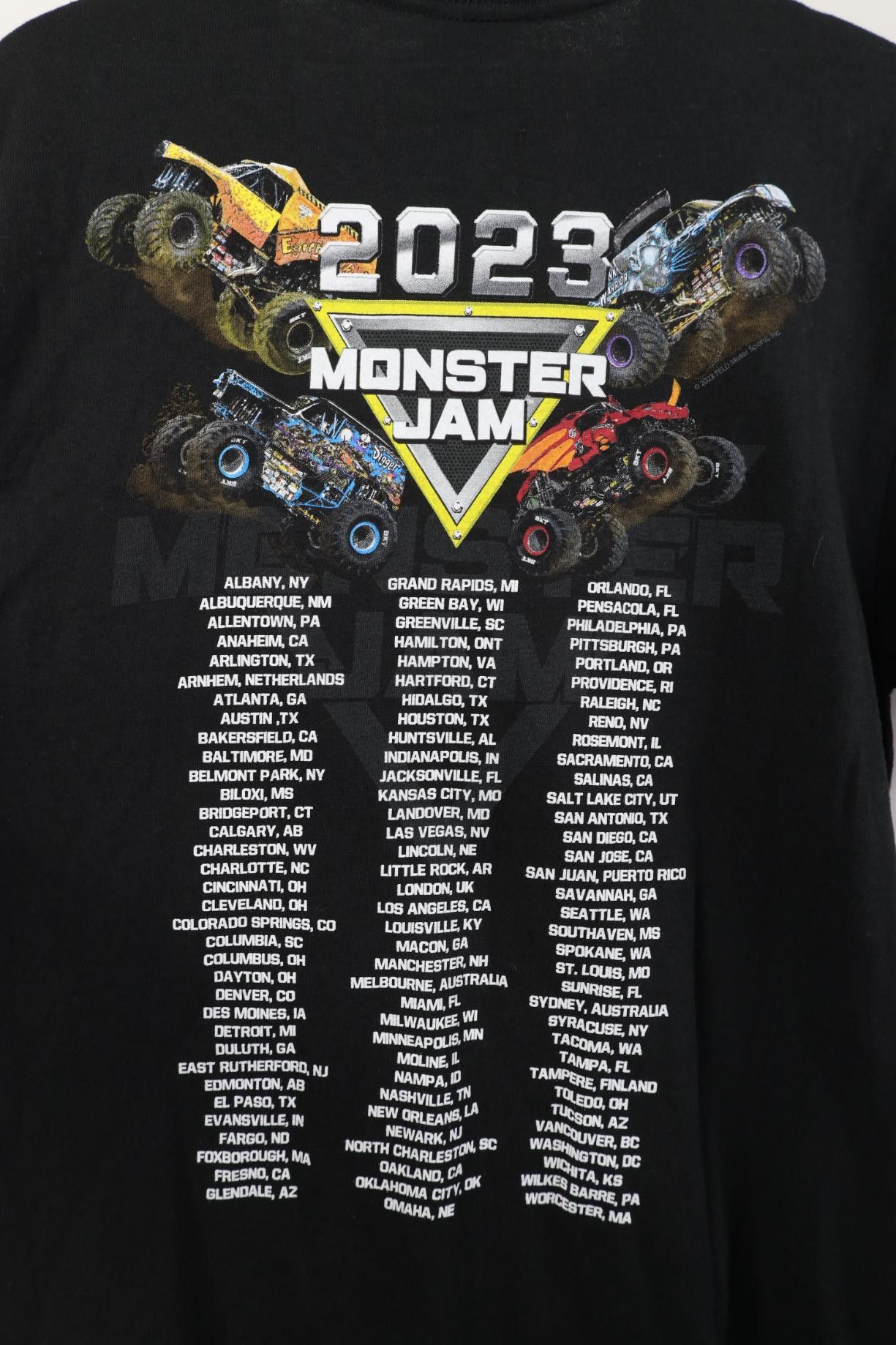 Vintage Y2K 2023 Monster Jam Grave Digger Monster Trucks T-Shirt Size US M / EU 48-50 / 2 - 12 Thumbnail