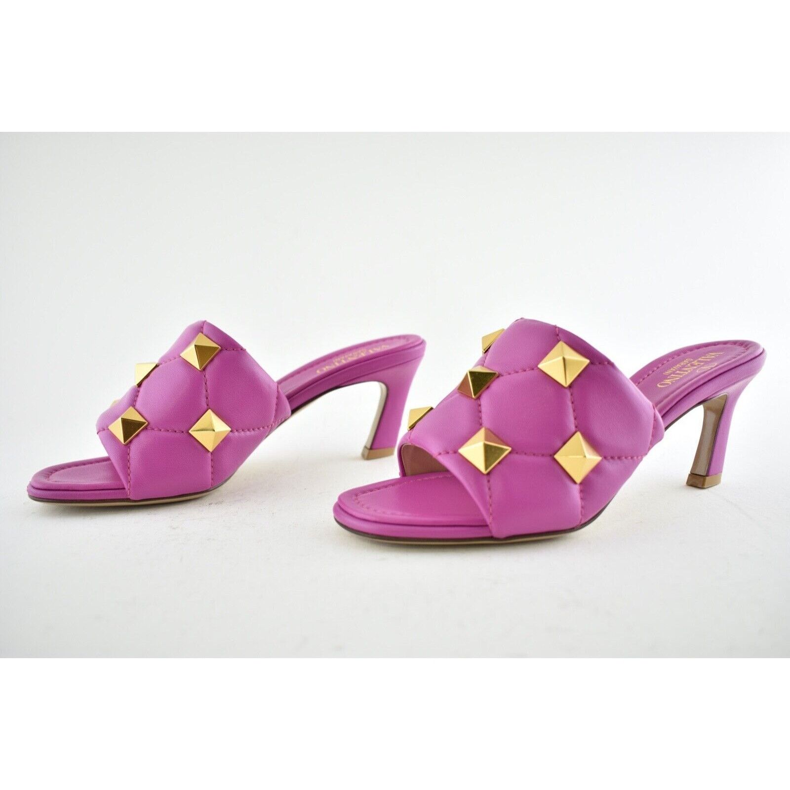 Valentino Rockstud Roman Stud Backless Mule Slide Heel Sandal 36 Size US 6 / IT 36 - 10 Thumbnail