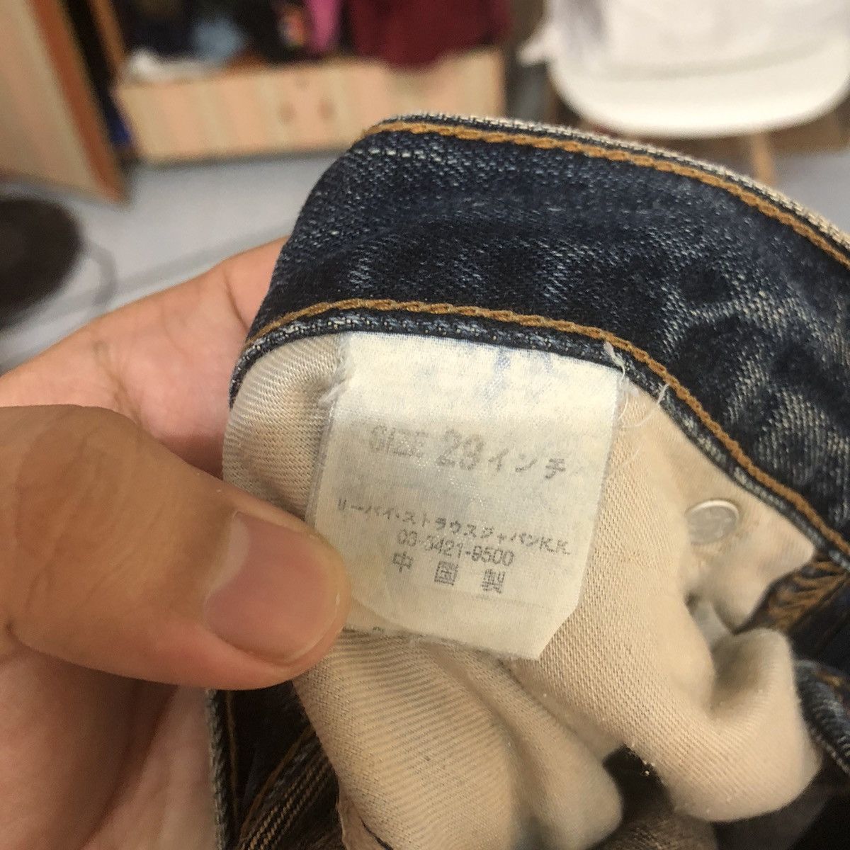 Levi's DLL Levis vintage faded Blue Denim Pants #C291 Size US 29 - 19 Thumbnail