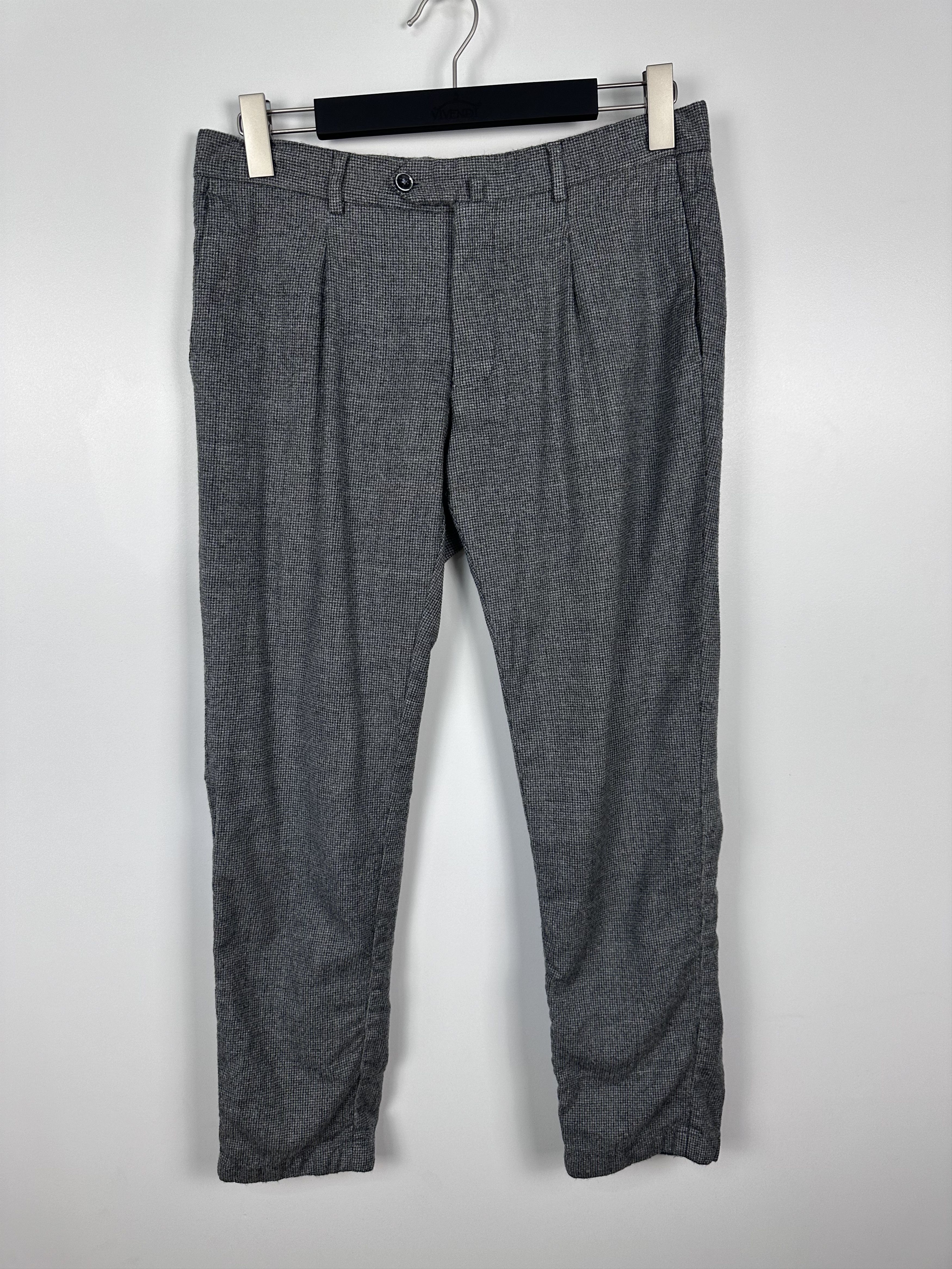 Grailed × Luigi Bianchi Luigi Bianchi Mantova Men’s Gray Wool Trousers Pant Size 50R Size 50R - 1 Thumbnail