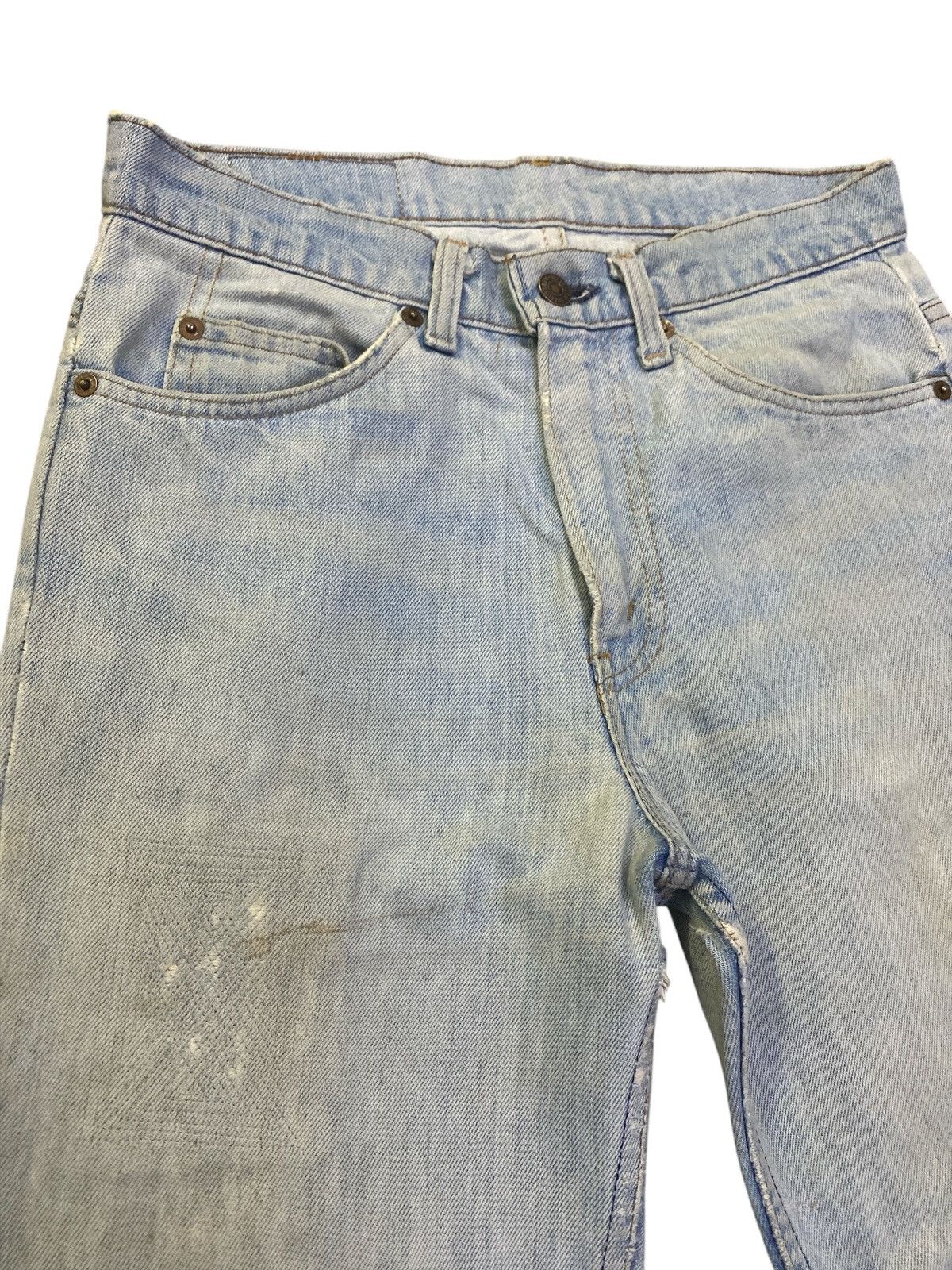 Levi's × Levi's Vintage Clothing × Vintage Vintage 70s Levi’s Jeans Orange Tab Button 8 Talon Zipper Size US 30 / EU 46 - 7 Thumbnail