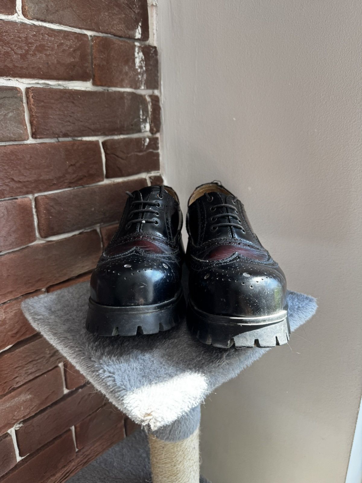 Leather Rare Vintage Ranger Avant Garde Platform Derby Leather Boots Size US 9 / EU 42 - 8 Thumbnail